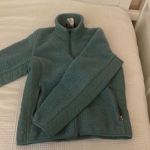Patagonia zip up indigo fleece